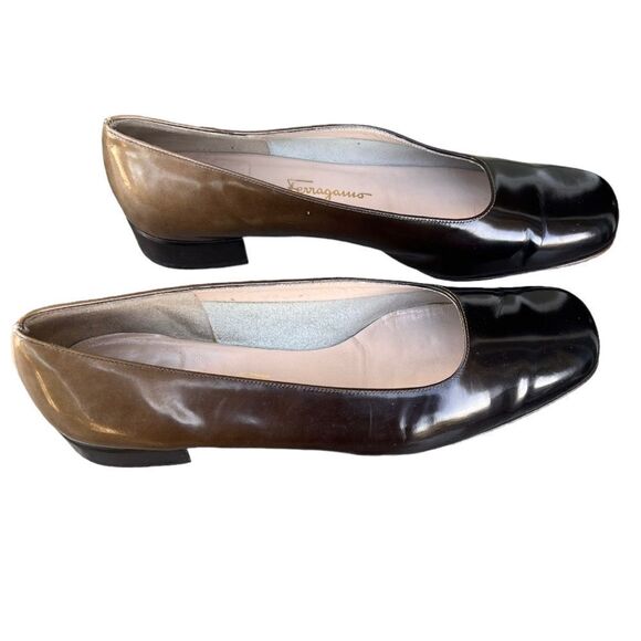 Salvatore Ferragamo Shoes - Salvatore Ferragamo Green and Black Loafers